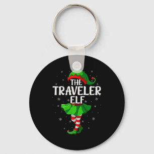 Traveler Elf Christmas Girls Women Elf Squad Xmas Key Ring
