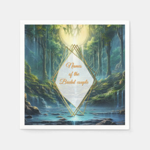 Traveling Destination Landscapes of Our World Napkin