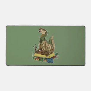 Traveling Dinosaur Desk Mat