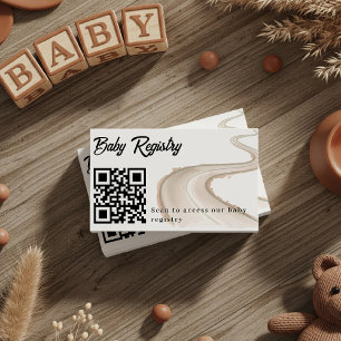 Traveling from Partners to Parents Baby Registry Enclosure Card