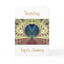 Traveling Life's Journey Greeting Card