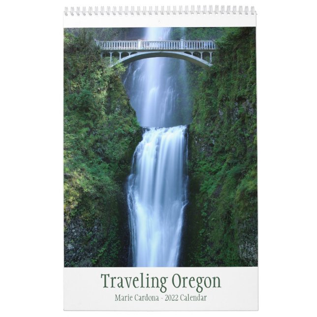 Traveling Oregon - Marie Cardona Calendar (Cover)