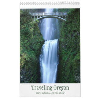 Traveling Oregon - Marie Cardona Calendar