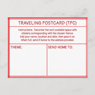 TRAVELING POSTCARD (TPC)