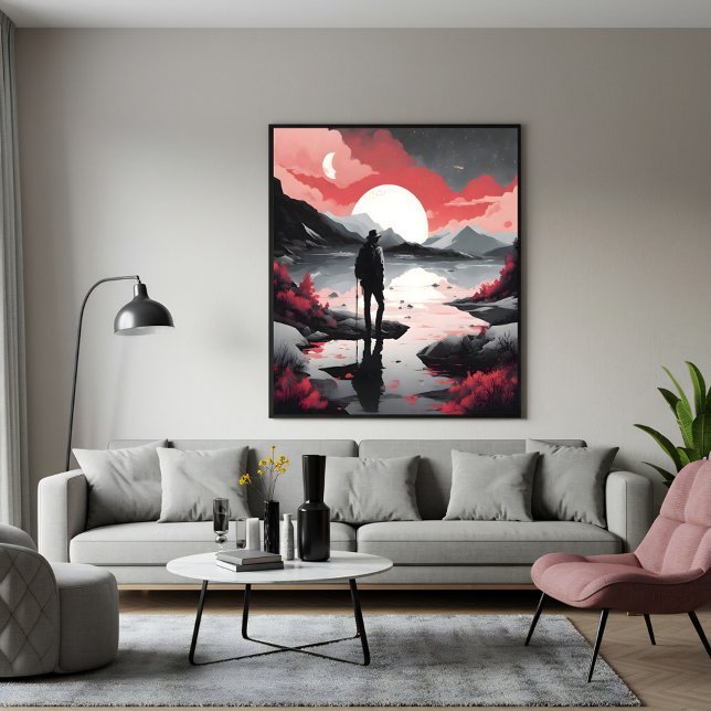 Traveller at Dusk Poster (Creator Uploaded)