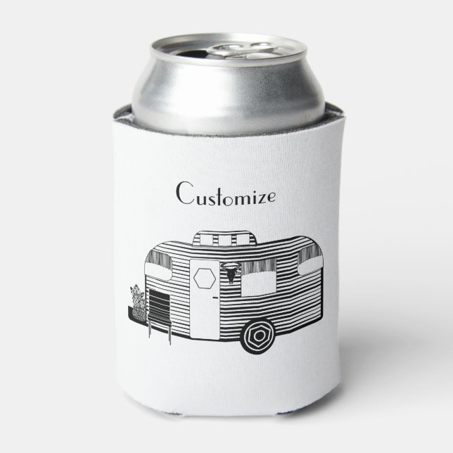 Traveller Camper Caravan Thunder_Cove Can Cooler (Can Front)