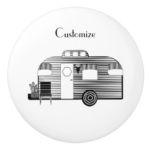 Traveller Camper Caravan Thunder_Cove Ceramic Knob