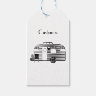 Traveller Camper Caravan Thunder_Cove Gift Tags