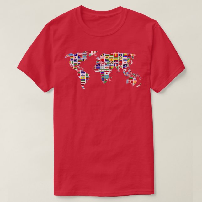 Traveller Cartography Travel International World F T-Shirt (Design Front)
