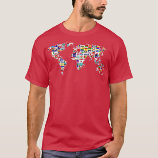 Traveller Cartography Travel International World F T-Shirt