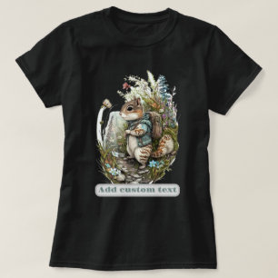 Traveller Chipmunk wildflower, Chipmunk Lovers T-Shirt