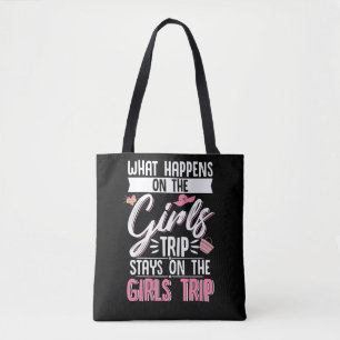 Traveller Flight Vacation What Happens On The Girl Tote Bag