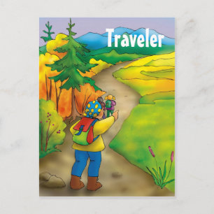 Traveller - Postcard template