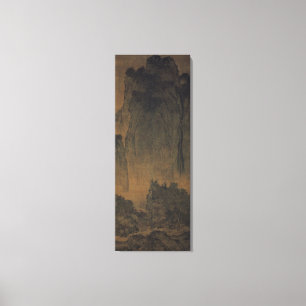 Travellers amid Mountains and Streams  / Canvas Print
