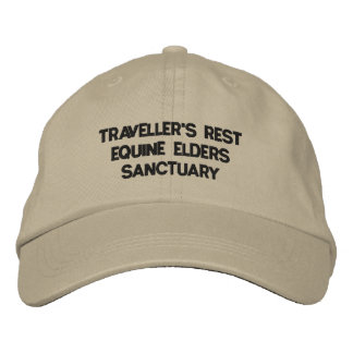 TRAVELLER'S REST EQUINE ELDERS SANCTUARY EMBROIDERED HAT
