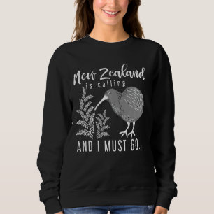 Travelling Backpacker Kiwi New Zealand Sweatshirt