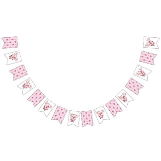 Travelling Bear Collection - Pink Bunting