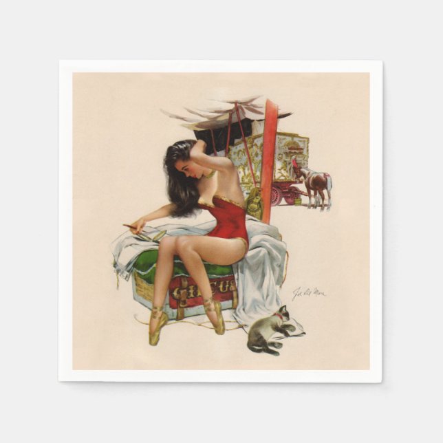 Travelling Circus Napkin (Front)