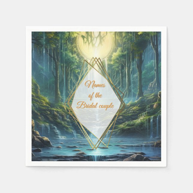 Travelling Destination Landscapes of Our World Napkin (Front)