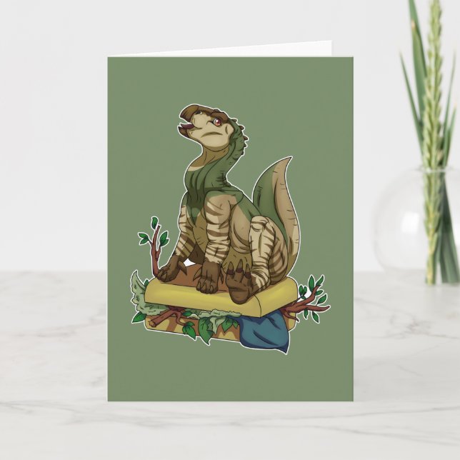 Travelling Dinosaur Card (Front)