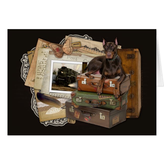 Travelling Doberman - Rocky (Front Horizontal)