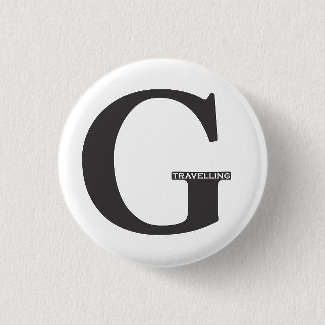 Travelling G-2.ai 3 Cm Round Badge (Front)