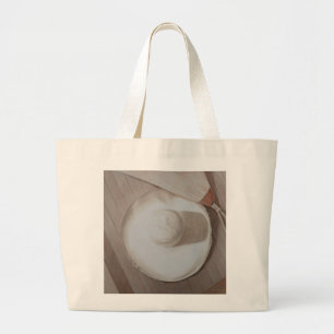 Travelling Hat 2012 Large Tote Bag