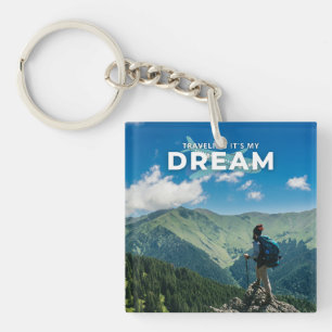 Travelling is my dream 😉🏞️ key ring