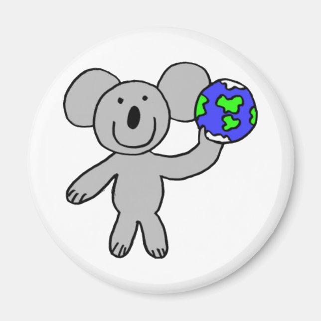 Travelling Koala Magnet (Front)