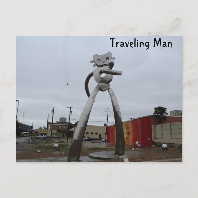 Travelling Man # 13 Postcard (Front)