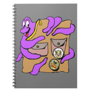 Travelling Octopus Embracing Backpack Cust.Noteboo Notebook