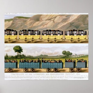 Travelling on the Liverpool and Manchester 2 Poster