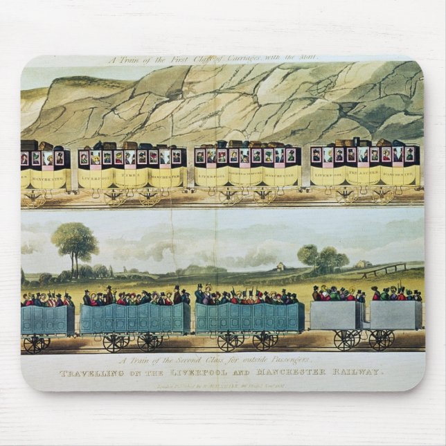 Travelling on the Liverpool and Manchester Mouse Mat (Front)
