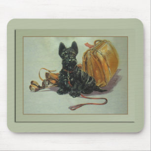 Travelling Scottie Dog Mousepad