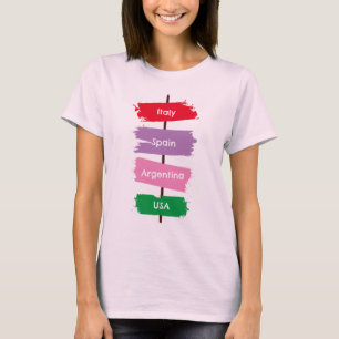 Travelling spain italy women's T-Shirt