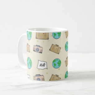 Travelling Style Pattern  Coffee Mug