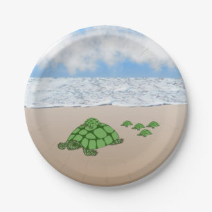 Travelling Terrapin Family Paper Plate