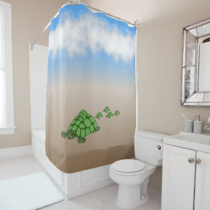 Travelling Terrapin Family Shower Curtain