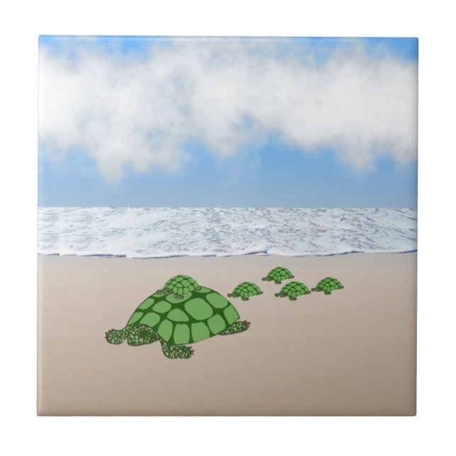 Travelling Terrapin Family Tile (Front)
