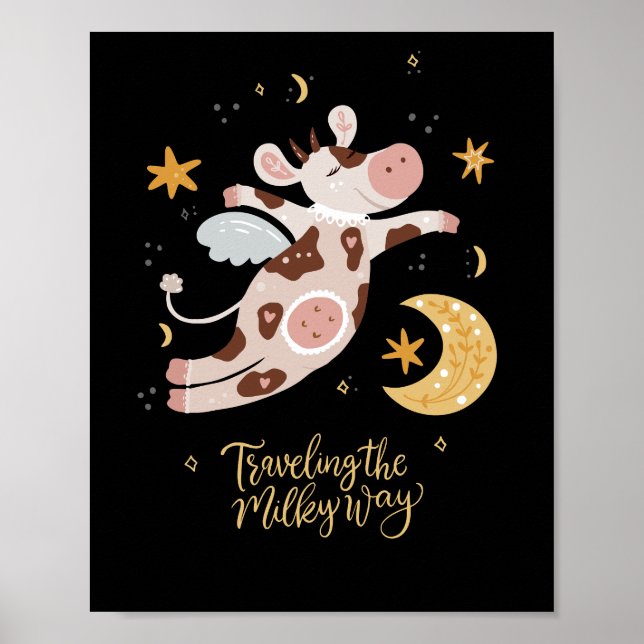 travelling the milky way poster (Front)