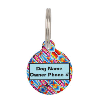 Travelling Through Space Pattern 2 Pet Tag