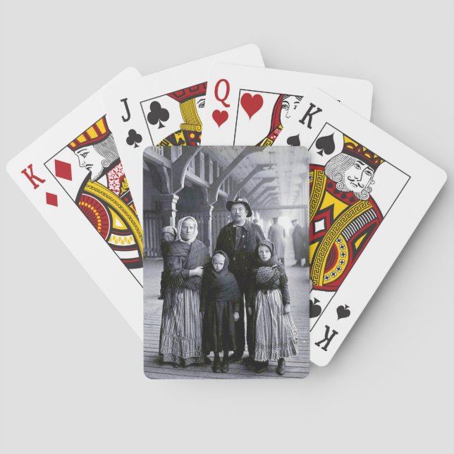 Travelling to America Playing Cards (Back)