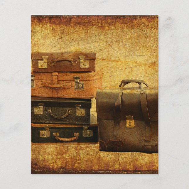 travelling vintage scrapbook paper (Front)
