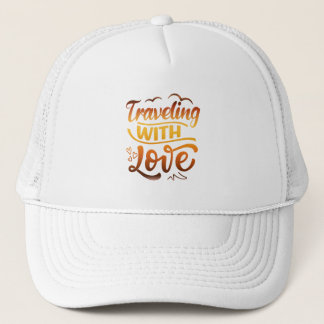 Travelling With Love - Travel Gifts for Couples Trucker Hat
