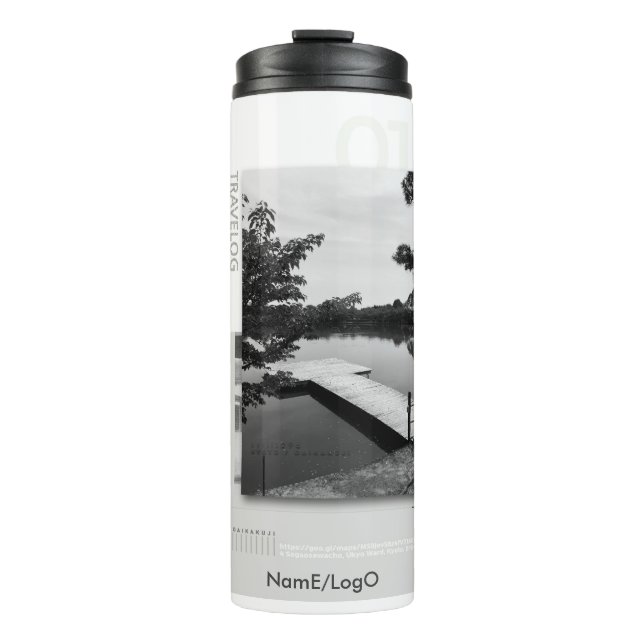 travelog_1 thermal tumbler (Front)