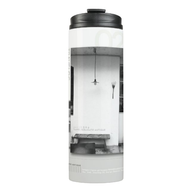travelog_2 thermal tumbler (Front)