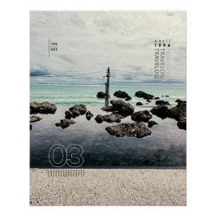 travelog_3 glossy poster