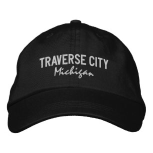 Traverse City Michigan Embroidered Hat