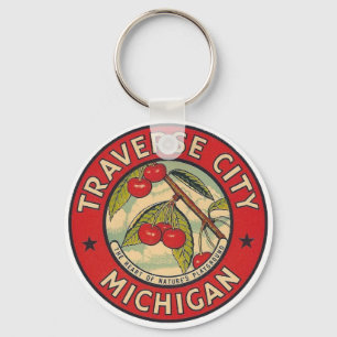 Traverse City, Michigan  Key Ring
