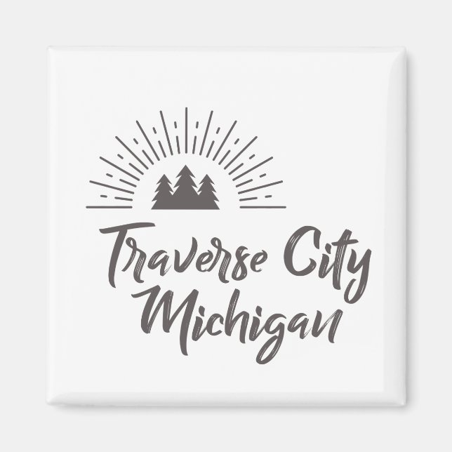 TRAVERSE CITY MICHIGAN MAGNET (Front)
